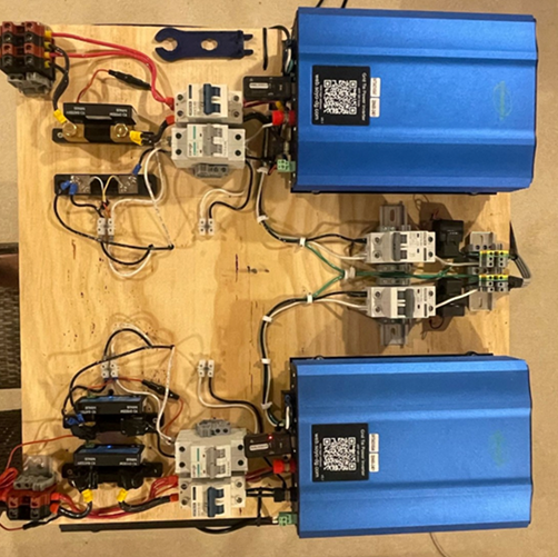 Figure 1: Inverter and Breaker Setup