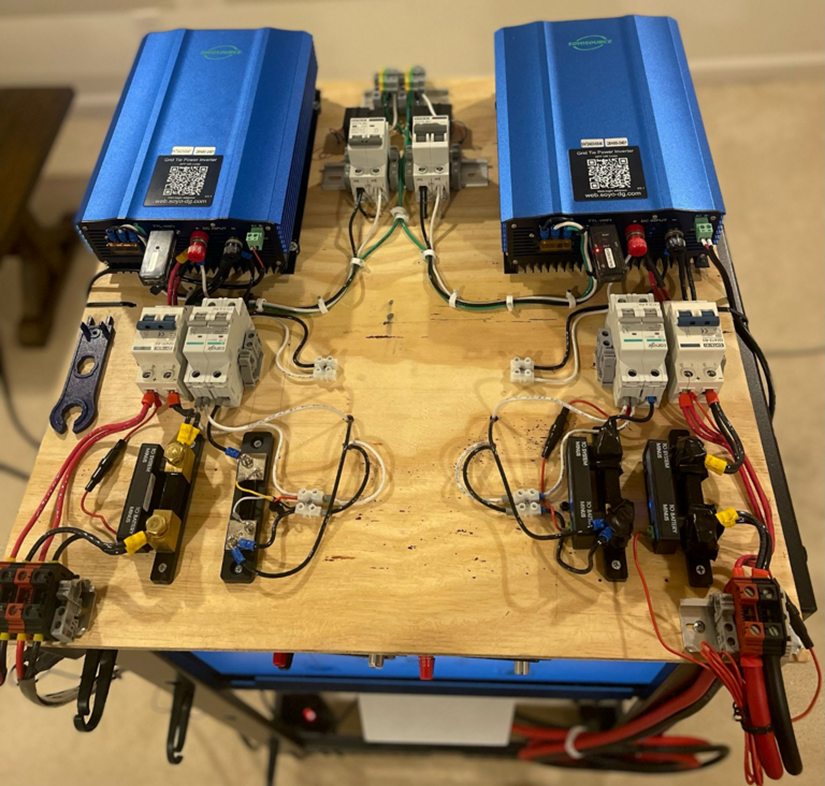 Figure 2: Inverter and Breaker Connections
